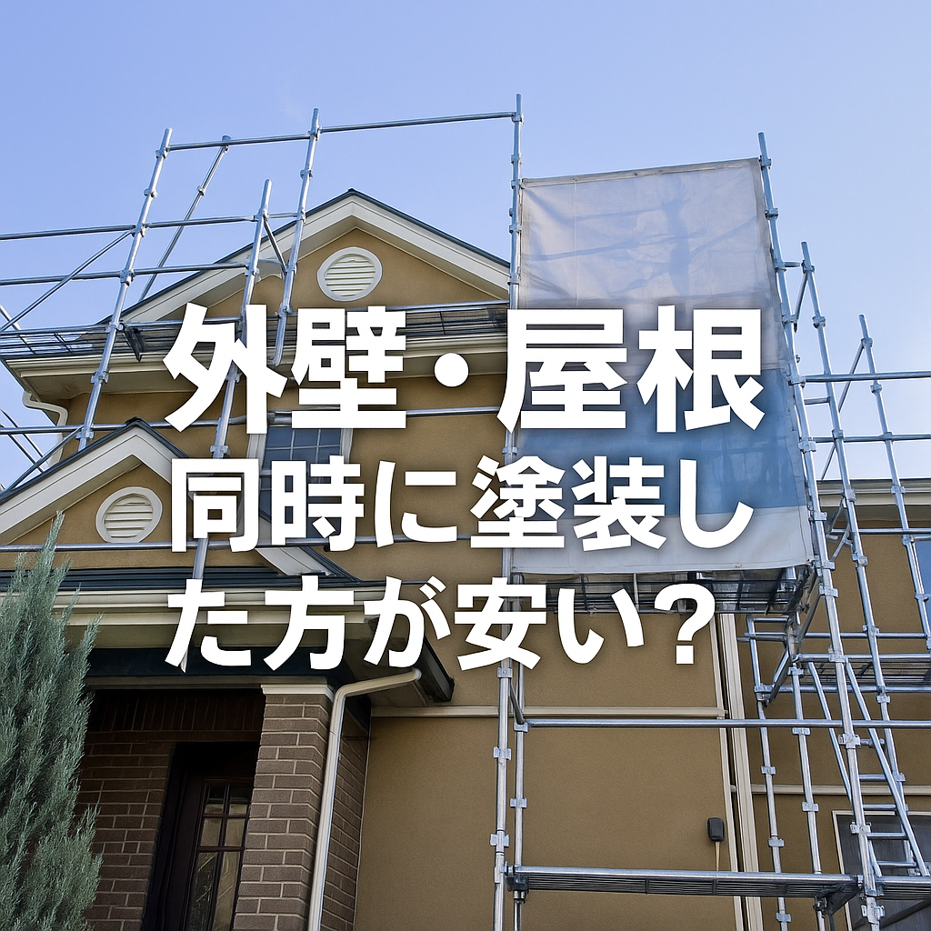 外壁塗装・屋根塗装を同時施工するベストプランと相場｜損しない見積り 