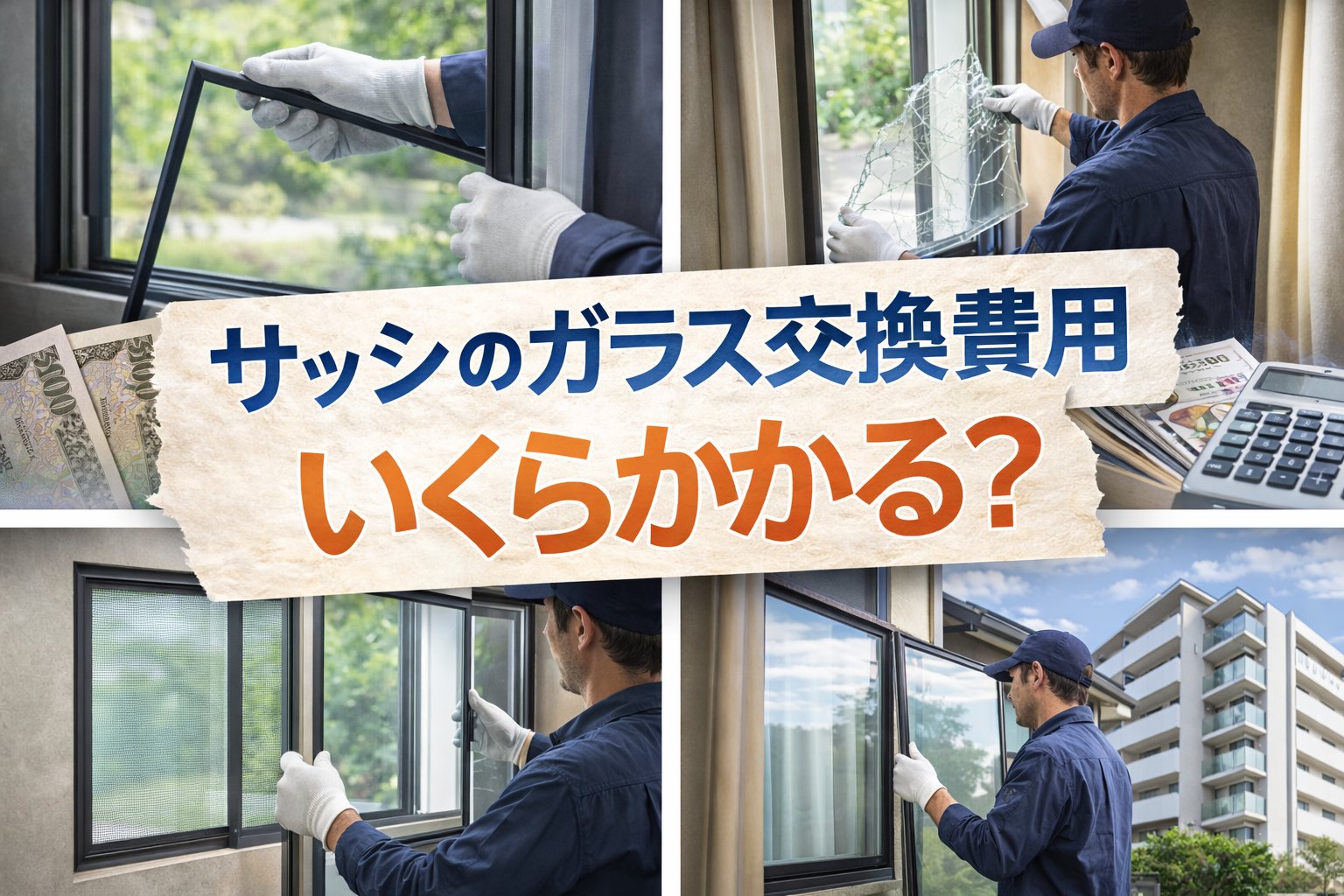サッシ ガラス交換費用、いくらが妥当？『ガラスだけ替える』か『窓 