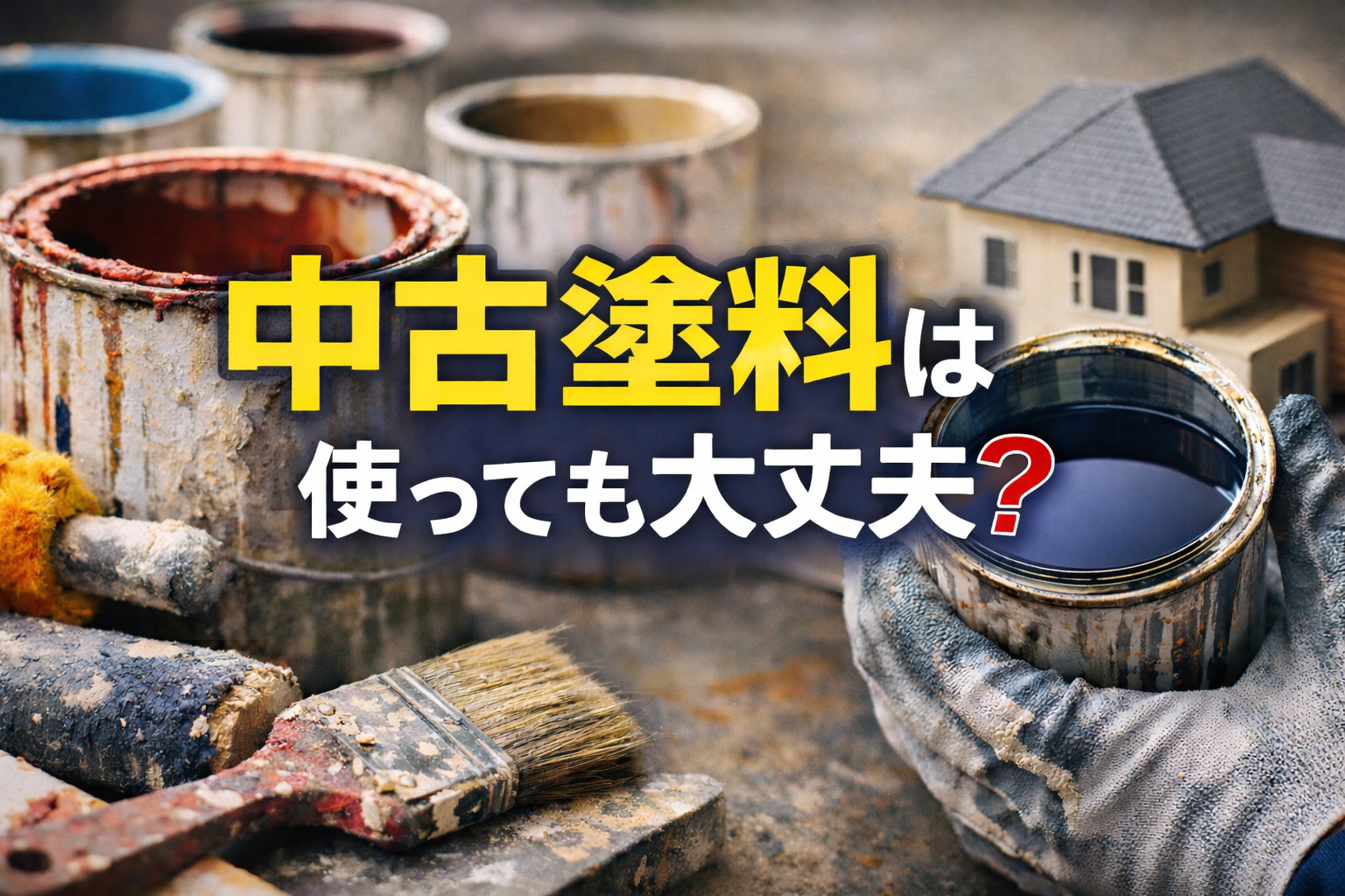 中古塗料は使っても大丈夫？安く仕入れる方法とプロが教える注意点