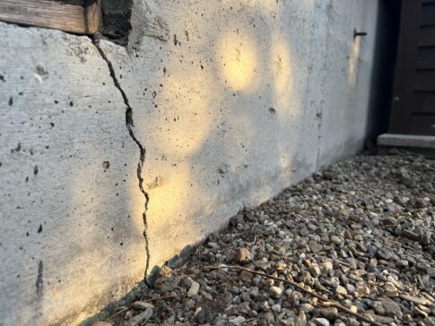 ベタ基礎のクラック